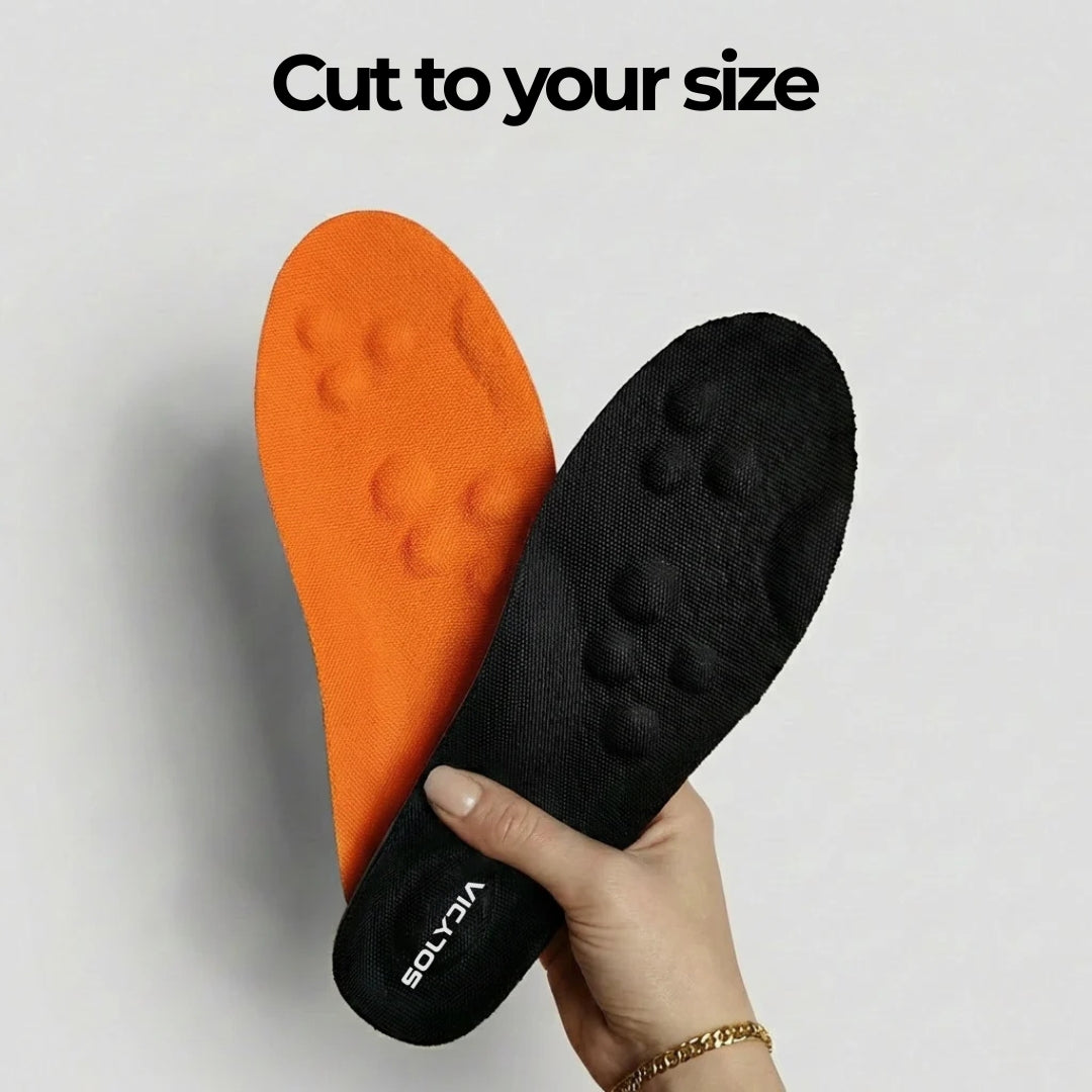 SOLYDIA™ MASSAGING INSOLES: 12-Hour Non-Stop Relief & Comfort