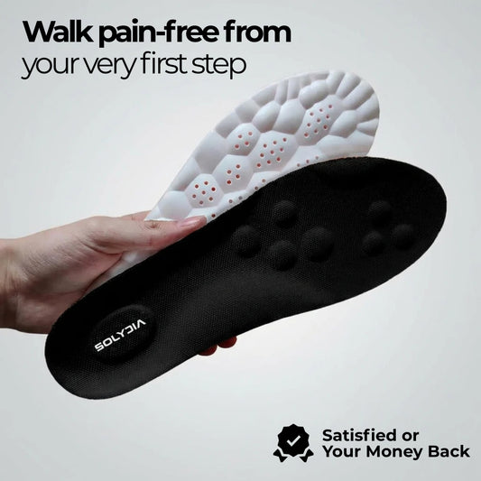 SOLYDIA™ MASSAGING INSOLES: 12-Hour Non-Stop Relief & Comfort