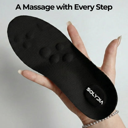SOLYDIA™ MASSAGING INSOLES: 12-Hour Non-Stop Relief & Comfort
