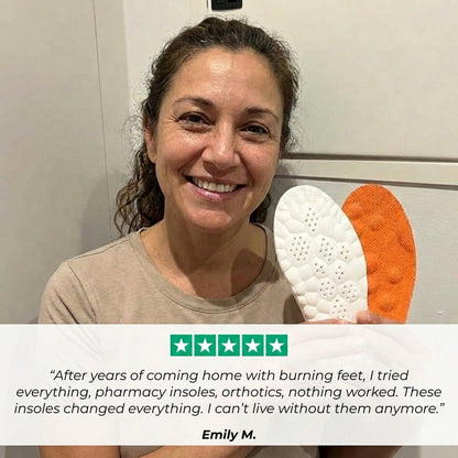 SOLYDIA™ MASSAGING INSOLES: 12-Hour Non-Stop Relief & Comfort